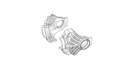 MJX Кожух заден диференциал | 10192