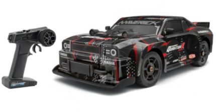 Muscle car Maverick QuantumR Flux 1:8, brushless, 80км\ч, Черна