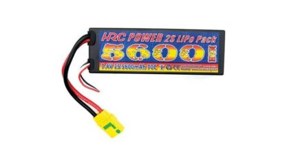 HRC LiPo 2S - 7.4V 5600mAh 70C - XT90-plug