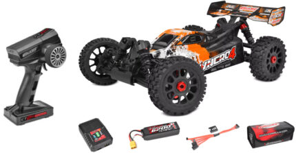 Team Corally - SYNCRO-4 1:8, brushless, 80км\ч, Drive'n Go Pack 4S, Оранжево