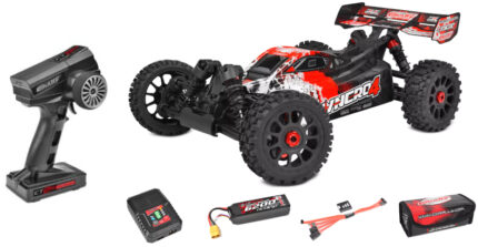 Team Corally - SYNCRO-4 1:8, brushless, 80км\ч, Drive'n Go Pack 4S, Червено