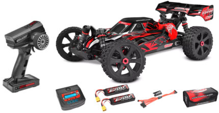 Team Corally – ASUGA XLR 6S 1:8, brushless, 100км\ч, Drive’n Go Pack 6S, Червено