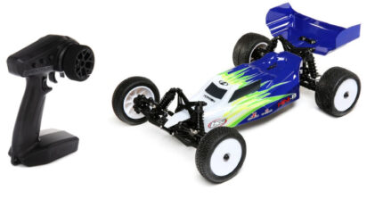 Бъги Losi Mini-B 2WD 1:16, brushed, 40км\ч, Синьо