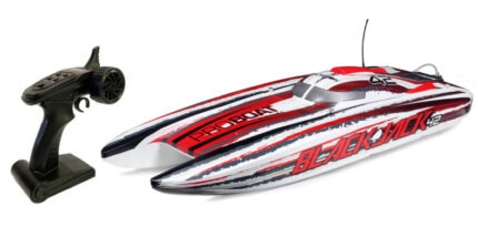 Състезателна лодка Pro Boat BlackJack 42 1:8, brushless, 90км\ч, Червена