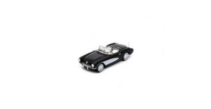 SCHUCO CORVETTE C1 V8 1956 Noir 1:43